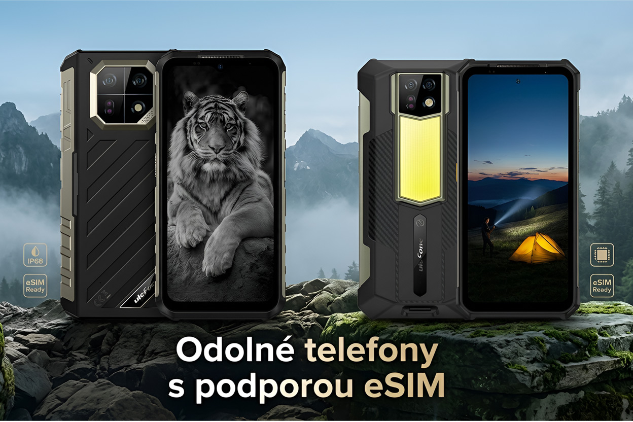 Odolné telefony s eSIM