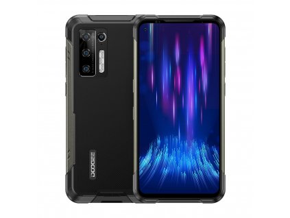 Doogee S97 PRO černý  + Tvrzené sklíčko na displej + USB magnetický kabel