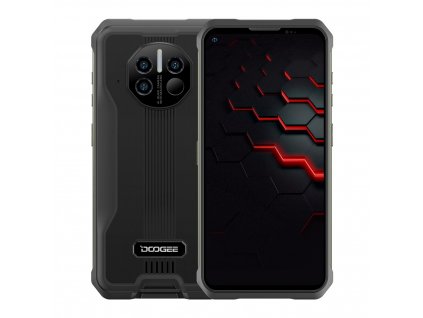 Doogee V10 oranžový  + Tvrzené sklíčko na displej + USB magnetický kabel