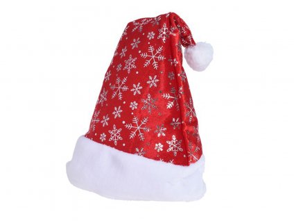 capica santa claus so snehovymi vlockami 45 cm 1ks