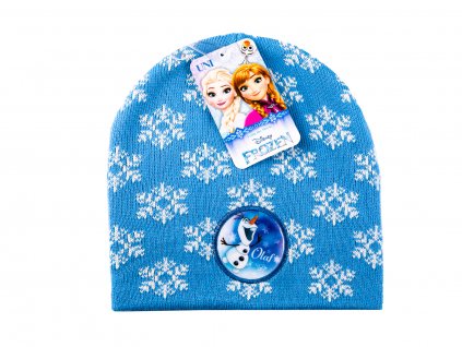 Frozen dětská čepice modrá