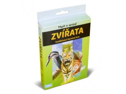 Vzdělávací karetní hra Albi Mysli a spojuj! Zvířata