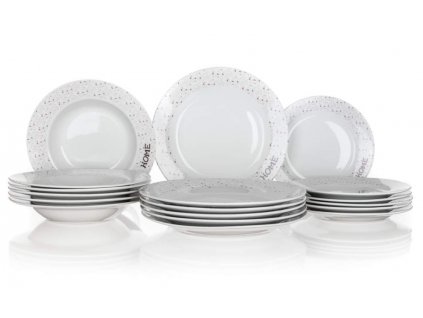 Talířová sada Banquet Sada talířů HOME Coll. II, 18 ks