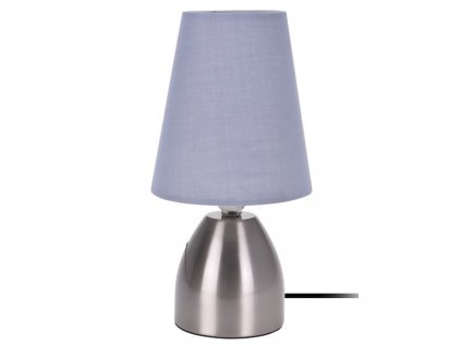 Lampa stolowa z abazurem szara 23 cm [104391] 1200