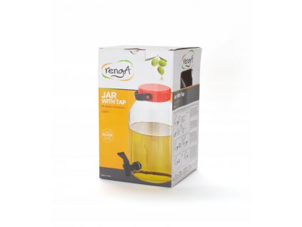 Sloj z kranikiem 5L do lemoniady napojow SZKLANY