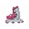 Dětské kolečkové brusle sportwell trek/inline Růžové