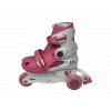 Dětské kolečkové brusle sportwell trek/inline Růžové