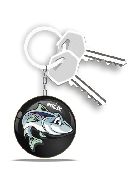 RYBÁRSKA KLÚČENKA S OTVARÁKOM MANIAC TROUT [PSTRUH]  PERFEKTNÝ DARČEK PRE RYBÁRA 🎣🎁
