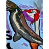 Rybárska mikina monster trout, obrovský pstruh vhodná ako darcek pre rybara (9)