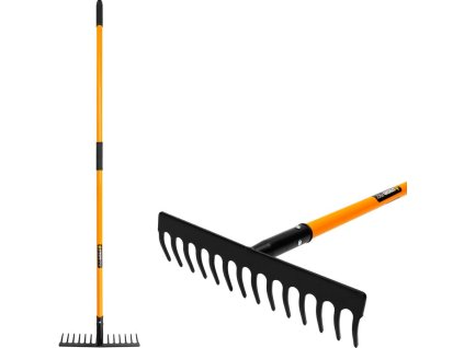 Hrable záhradne Strend Pro, 14 zubé, sklolaminátová násada 1500 mm