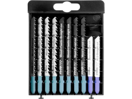 Listy do priamočiarej píly Strend Pro Premium, sada, mix, bal. 10 ks