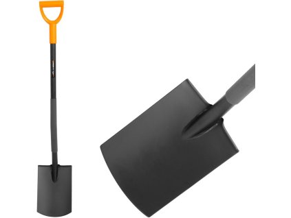 Rýľ FarmLine MattPowder, rovný, násada 1200 mm