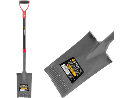 Rýľ Strend Pro Garden ErgoBULL, rovný, drenážny, so sklolaminátovou násadou D 1150 mm
