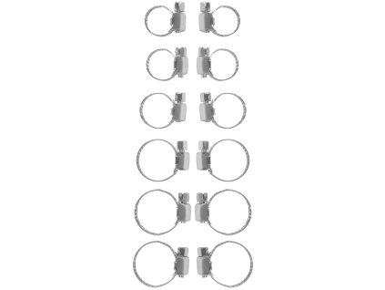 Sada upínacích spon Strend Pro HC612, 12 dielna, na hadicu