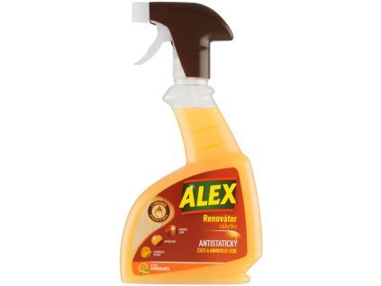 Renovátor nábytku Alex, antistatický, pomaranč, rozprašovač, 375 ml