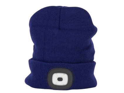 Čiapka Strend Pro Albacore modrá L, 4x SMD LED, USB nabíjanie