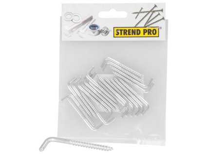 Hák Strend Pro PACK 4, Zn, rovný, bal. 20 ks
