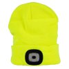 Čiapka Strend Pro Albacore žltá L, 4x SMD LED, USB nabíjanie
