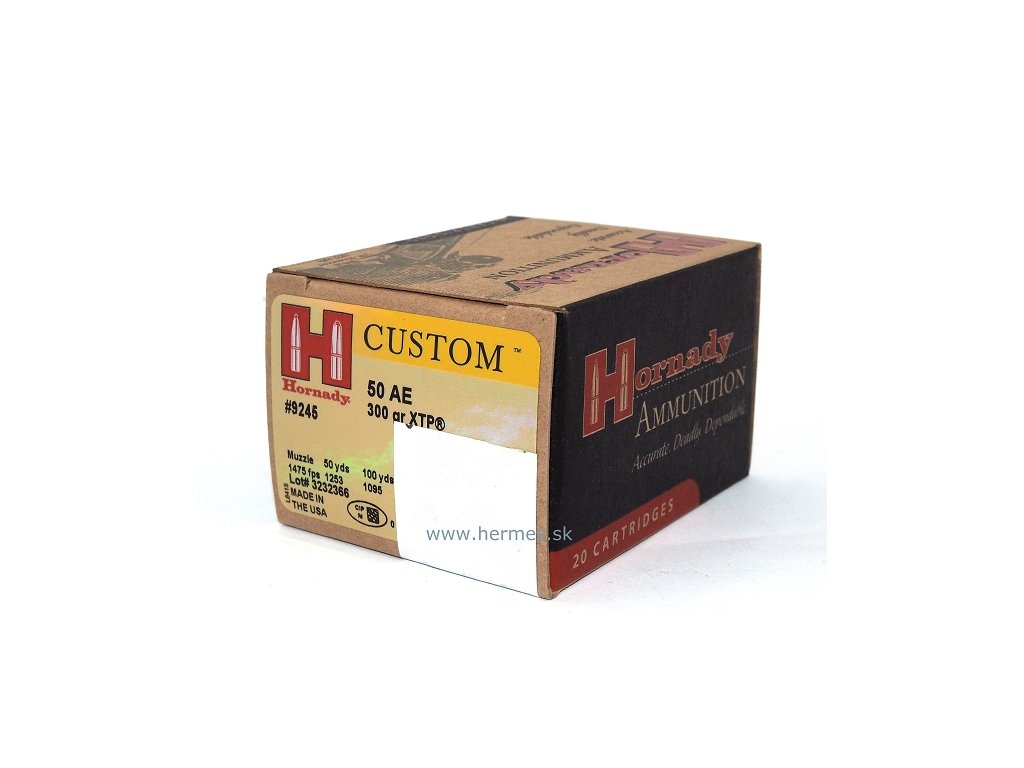 Hornady .50AE 300gr. XTP/HP "Custom", Art.: 9245