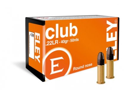 Eley .22LR Club 2,59g./40gr. RN / oranžová farba