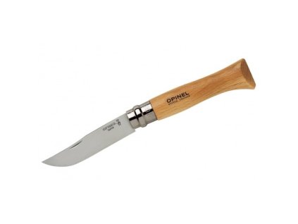 Opinel - Zatvárací nožík No. 08 Inox (buk), bez obalu, Cod. 123080