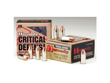 Hornady 9mmLuger 115gr. FTX "Critical Defense", Art.: 90250