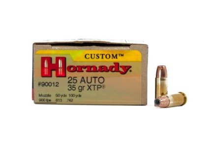 Hornady 6,35mmBrow./.25Auto 35gr. XTP "Custom", Art.: 90012