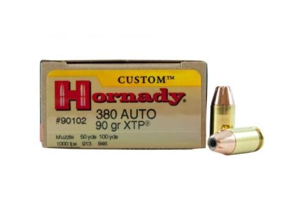 Hornady 9mmBrow./.380Auto 90gr. XTP "Custom", Art.: 90102