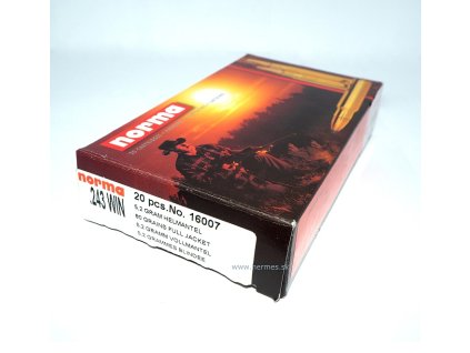 Norma .243Win. FMJ 5,2g./80gr., Art.:16007