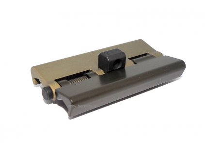 HK ND - Adaptér na nožičky "Harris" na weaver lištu Green/Brown 236614