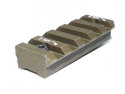 HK ND - Picatinny rail na systém Hkey, 54mm, Alu, Green/Brown, 223458