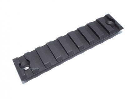 Schmeisser ND Picatinny rail na systém Keymod, dlhá, Alu, Black03