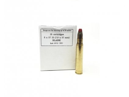 PP 8x57 IS (7,9x57mm) Blank (Slepé), 15ks - Prvi Partizan