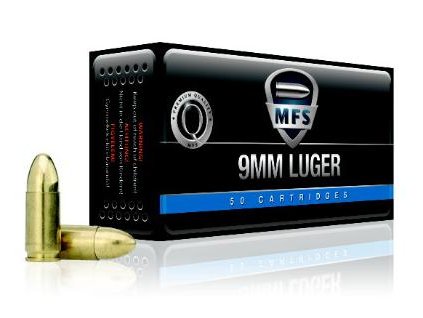 MFS 9mm Luger FMJ 8g./124grs.