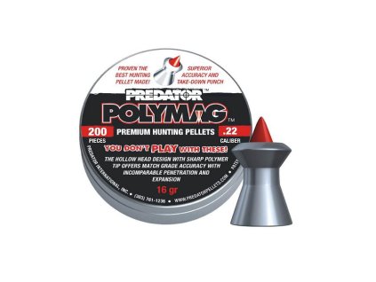 JSB - Predator Polymag 5,5mm/.22 /200ks/ 1,030g./16grs.