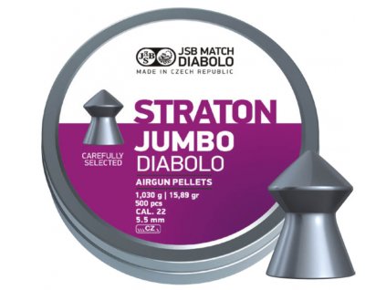 JSB - Straton Jumbo Diabolo pre vzduchovky, kal. 5,5mm/.22, 250ks