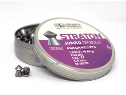 JSB - Straton Jumbo Diabolo pre vzduchovky, kal. 5,5mm/.22, 250ks