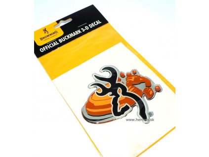 Browning D - Nálepka "3D Buckmark Claymaster 3,5" - Gel", 3922054