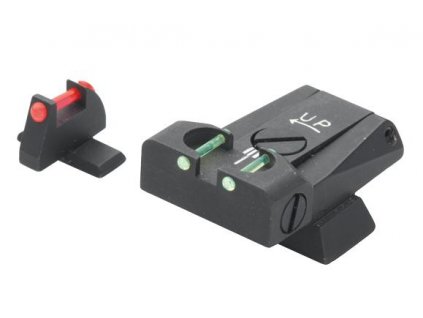 LPA - Svetlovdný staviteľný cieľnik + Muška na Sig P229/HS XD, TTF30SS