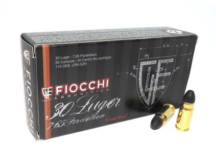 Fiocchi 7,65Parabellum - .30Luger LRN GZN 110grs., Kat.: 71767000