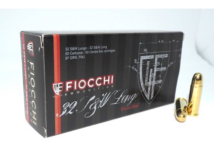 Fiocchi .32S&W Long (.32S&W Lungo) FMJ 97grs., Kat.: 70033000