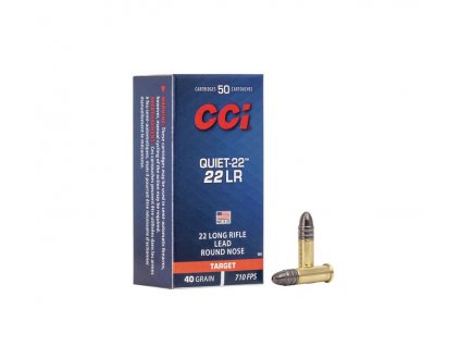 CCI .22LR Quiet-22 LRN 2,59g./40gr. Target Plinking /50ks/ Kat. 0960