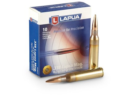 Lapua .338Lapua Mag. OTM Scenar 16,2g./250gr. GB488, Kat. 4318017