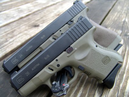 Glock 4205 - Glock 26 Oliv, kal.: 9x19mm, FXD