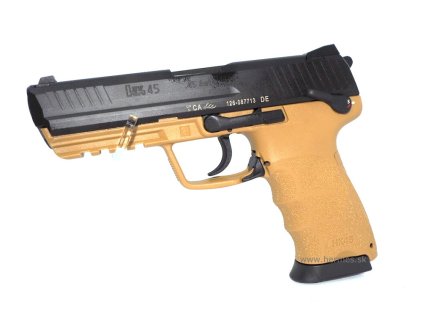 HK 45, kal.: .45ACP, 10r., Green / Brown