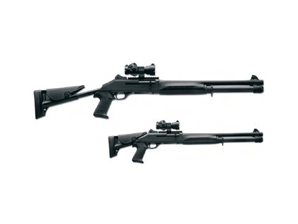 Benelli M4 Super 90 Telescopic, kal.: 12/76, hl. 18,5" - brokový poloautomat