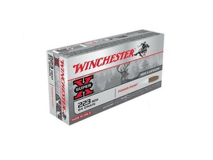 Winchester .223Rem. 4,15g./64gr. Power-Point, Super-X, X223R2