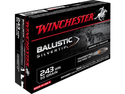 Winchester .243Win. 3,56g./55gr. Ballistic Silvertip, SBST243