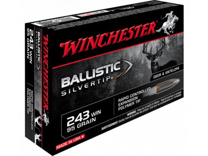 Winchester .243Win. 6,16g./95gr. Ballistic Silvertip, SBST243A