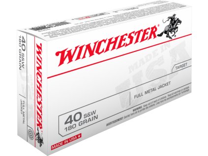 Winchester .40S&W 11,66g./180gr. FMJ (Target/Range), Q4238
